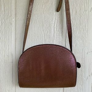 👛👛FREE PEOPLE SMALL SPARKLY SUEDE CROSSBODY BAG